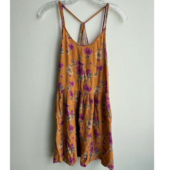 Staccato Dresses & Skirts - EUC Floral Mustard Mini Dress